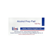 Halley Medical Alcohol Prep Pad 100 Pcs