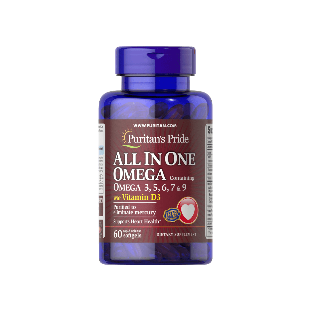 Puritan's Pride All In One Omega 3,5,6,7&9 With Vitamin D3