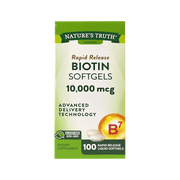 Nature's Truth Biotin 10,000 Mcg 100 Rapid Release Liquid Softgels