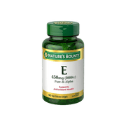 Nature's Bounty Vitamin E 450mg Pure d Alpha Antioxidant & Skin Support 60 Rapid Release Softgels