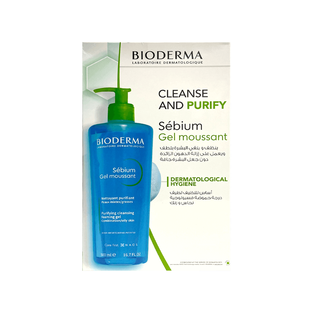 Bioderma SebiumPurifying Foaming Gel 500ml + 200ml Free