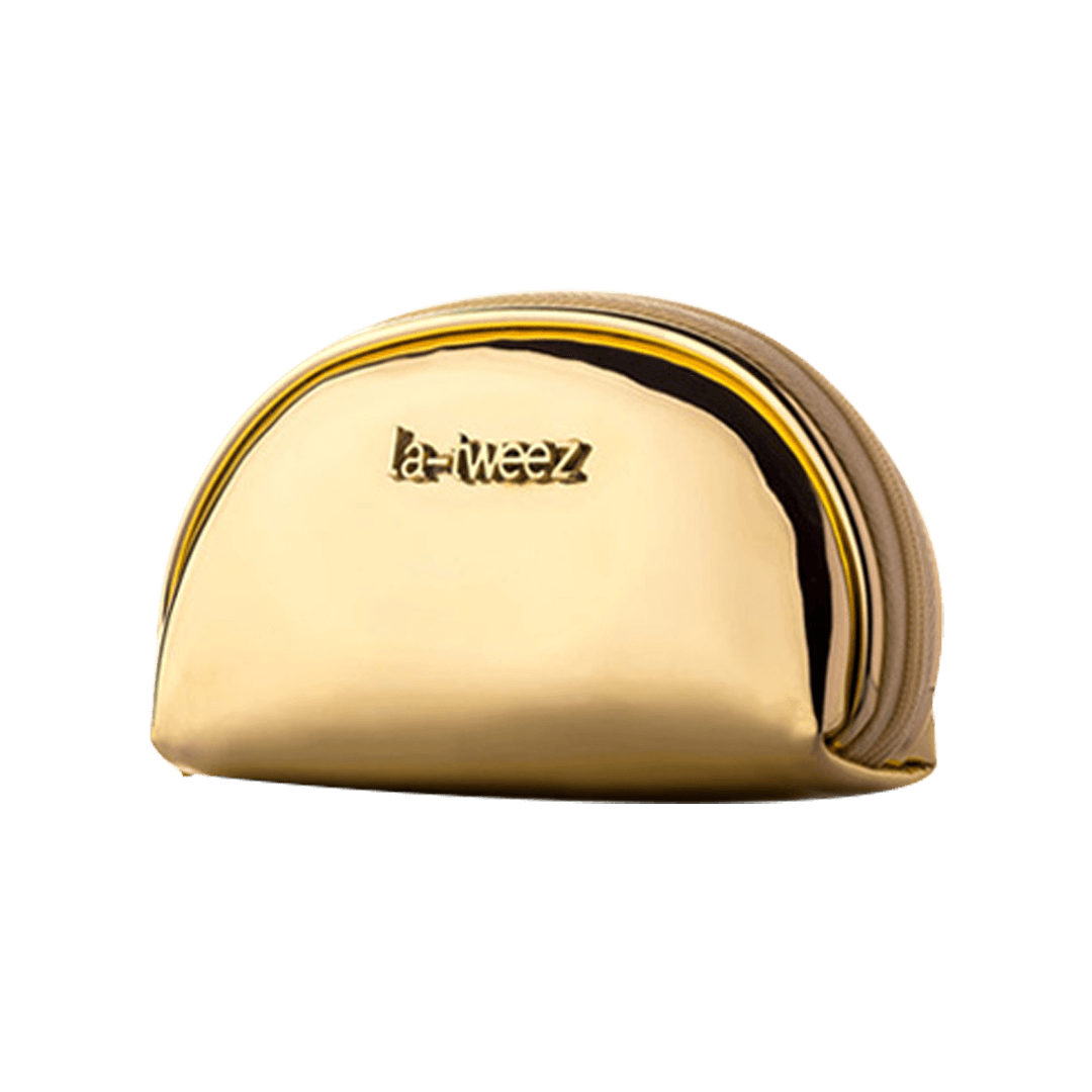 LaTweez Gold Beauty Pouch