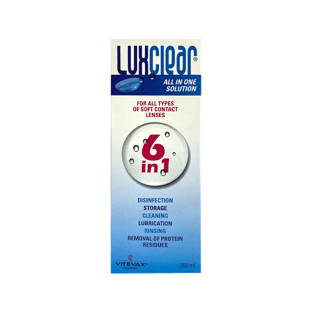 LuxClear Contact lenses solution 6 in 1 360ml