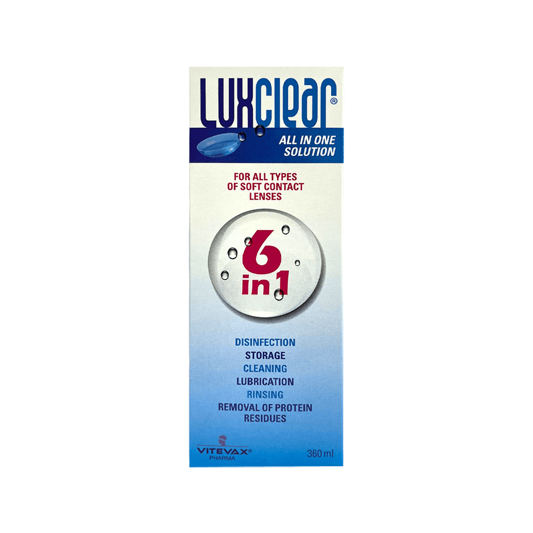 LuxClear Contact lenses solution 6 in 1 360ml