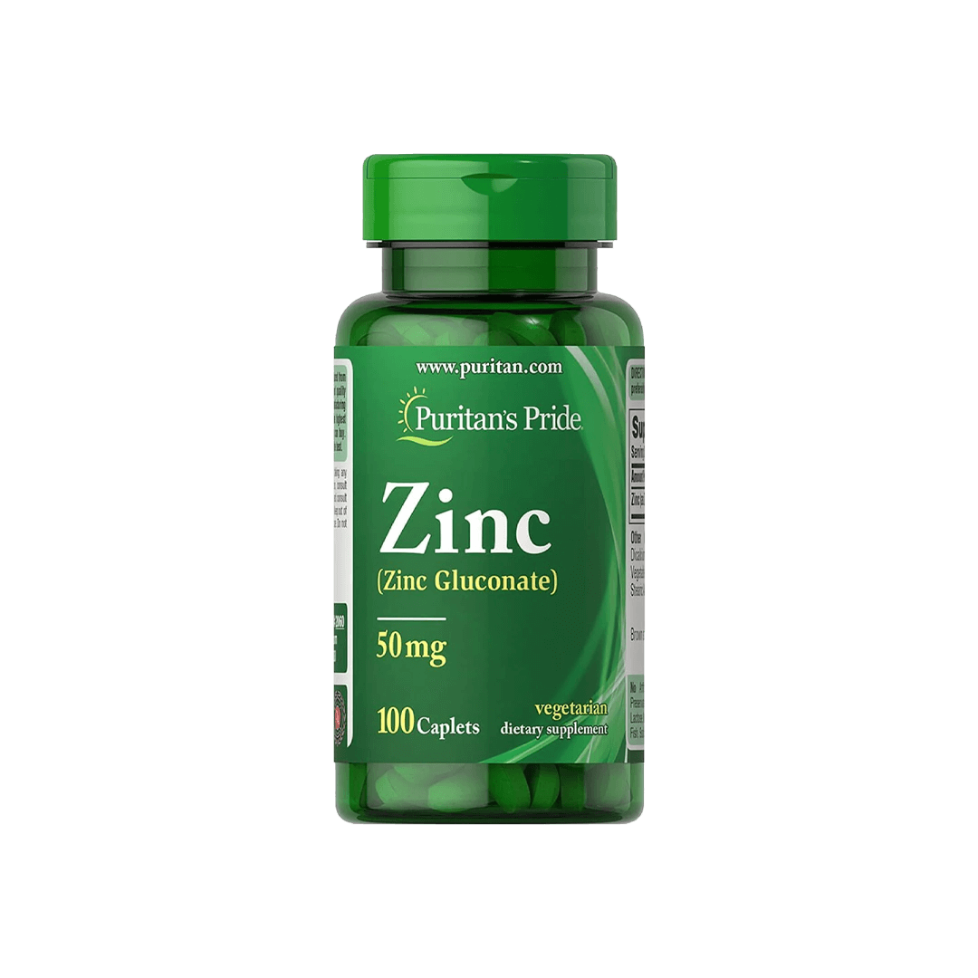Puritan's Pride Zinc 50mg 100 Capsules