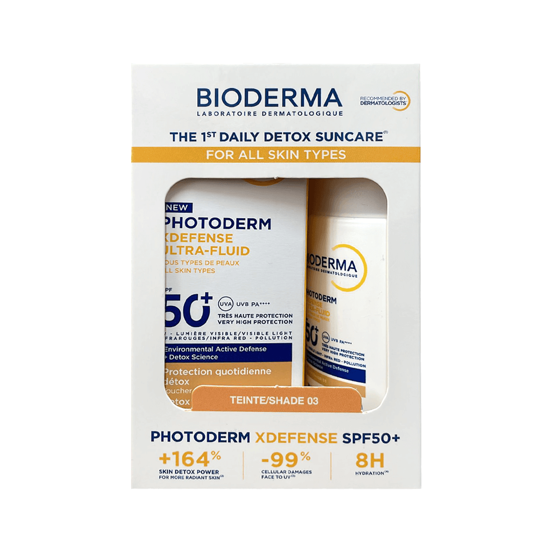 Bioderma Photoderm XDefense Ultra Fluid SPF50+ Teinte 03 (1+1)