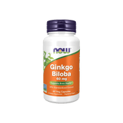 Now Foods Ginkgo Biloba 60mg 60 Capsules