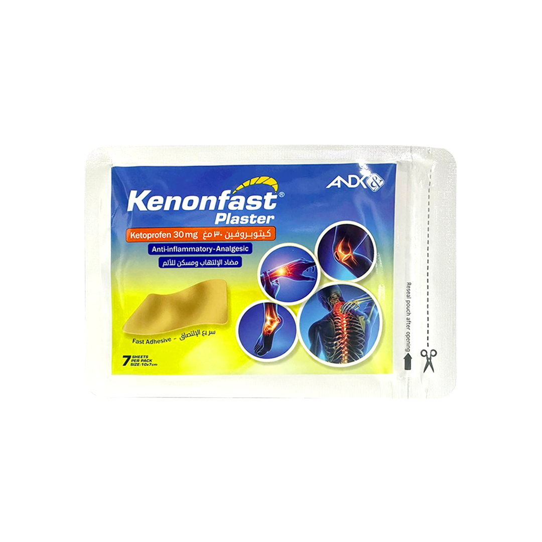 Kenonfast Medicated Plaster 30mg Pack of 7