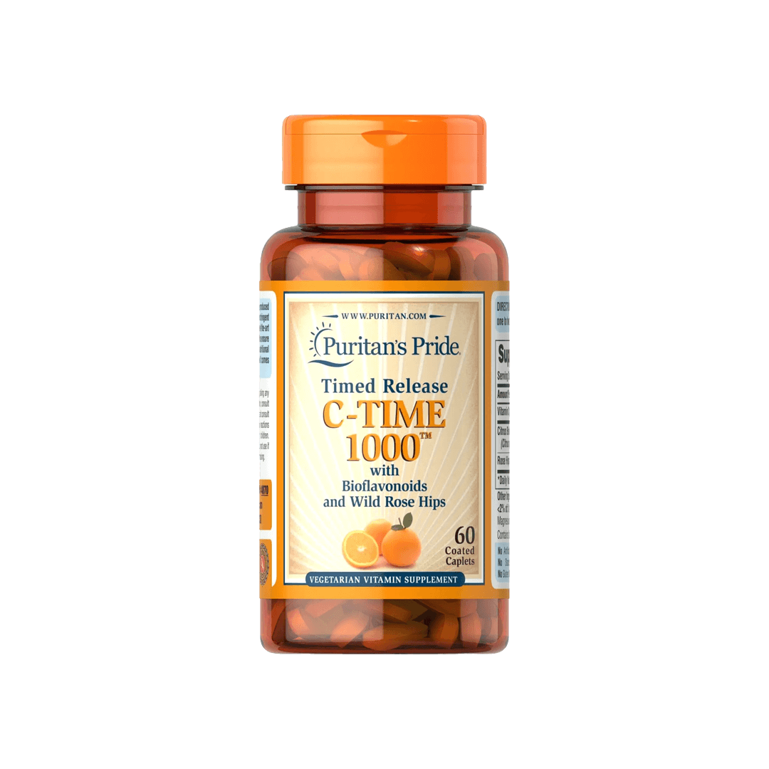 Puritan's Pride Vitamin C1000 With Bioflavonoids & Wild Rose Hips 60 Caplets