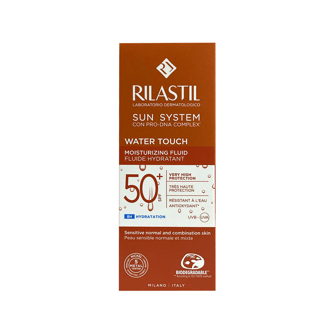 ريلاستيل - سائل مرطب بملمس مائي لنظام الشمس SPF50+ 50 مل