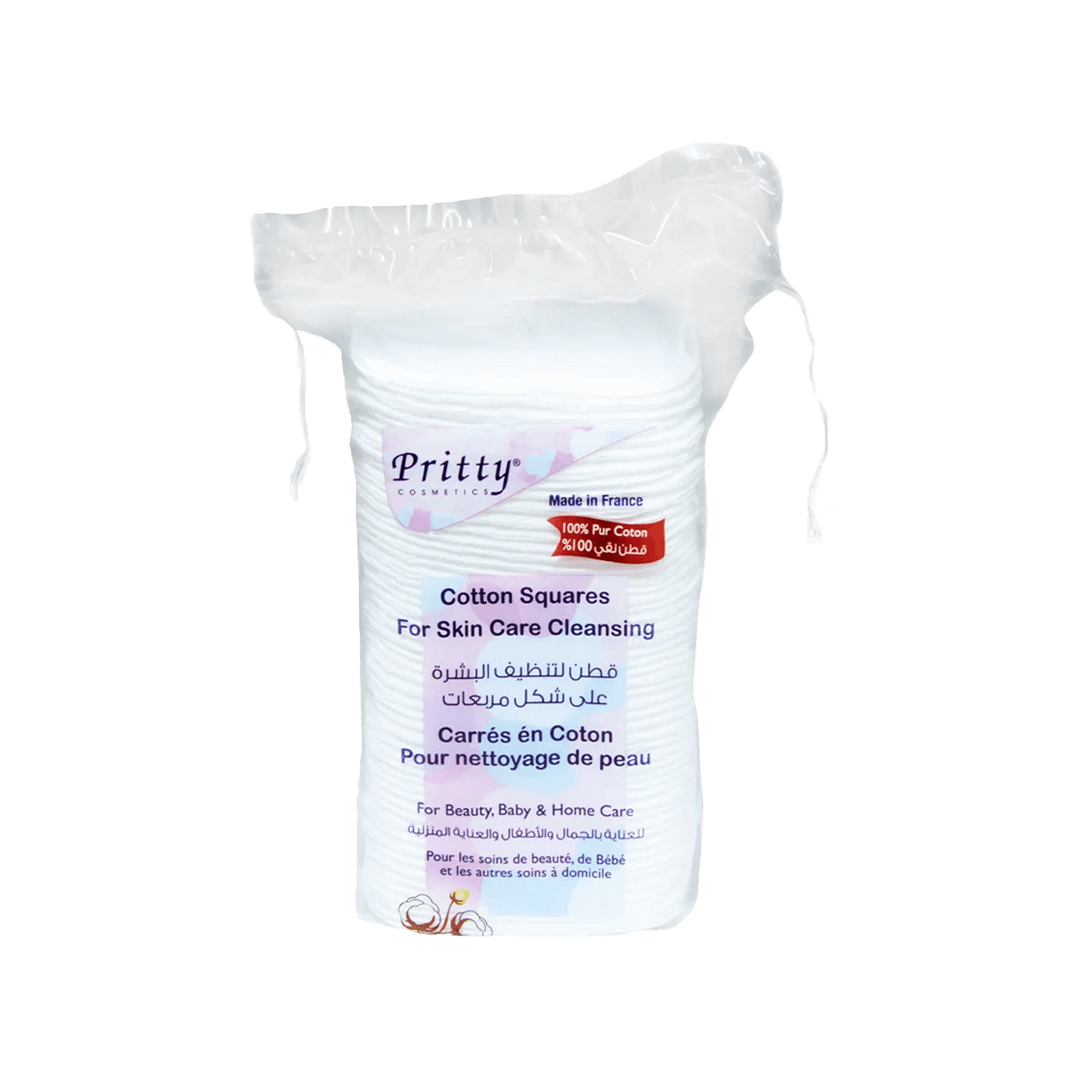 Pritty Cosmetics 40 Cotton Square Pads