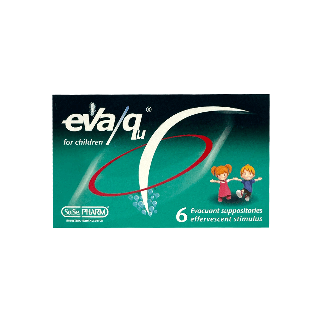 EVA/Qu For Childrens 6 Suppositories