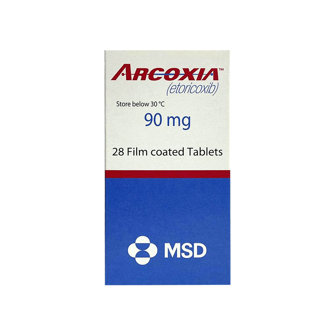MSD Arcoxia 90mg 28 film coated tablets