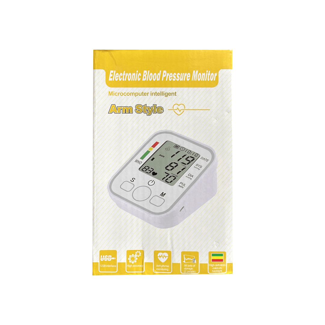 Arm Style Electronic Blood Pressure Monitor