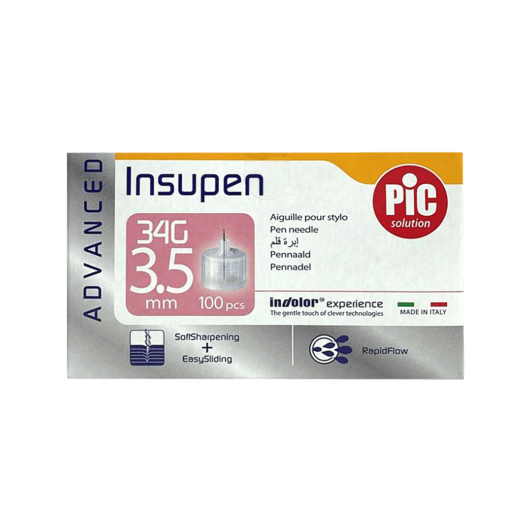 الموافقة المسبقة عن علم-Insupen المتقدمة 34GX3.5MM 100 قطعة