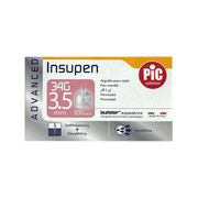 الموافقة المسبقة عن علم-Insupen المتقدمة 34GX3.5MM 100 قطعة