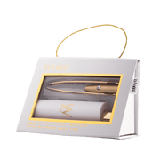 LaTweez Pro Illuminating Tweezers Gold Painted & Carry Case With Diamond Dust Tips